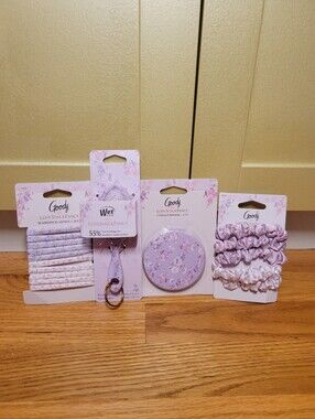 NWT LoveShackFancy x Goody x Wet Brush Limited Edition 4 Pc Hair Set Hibiscus